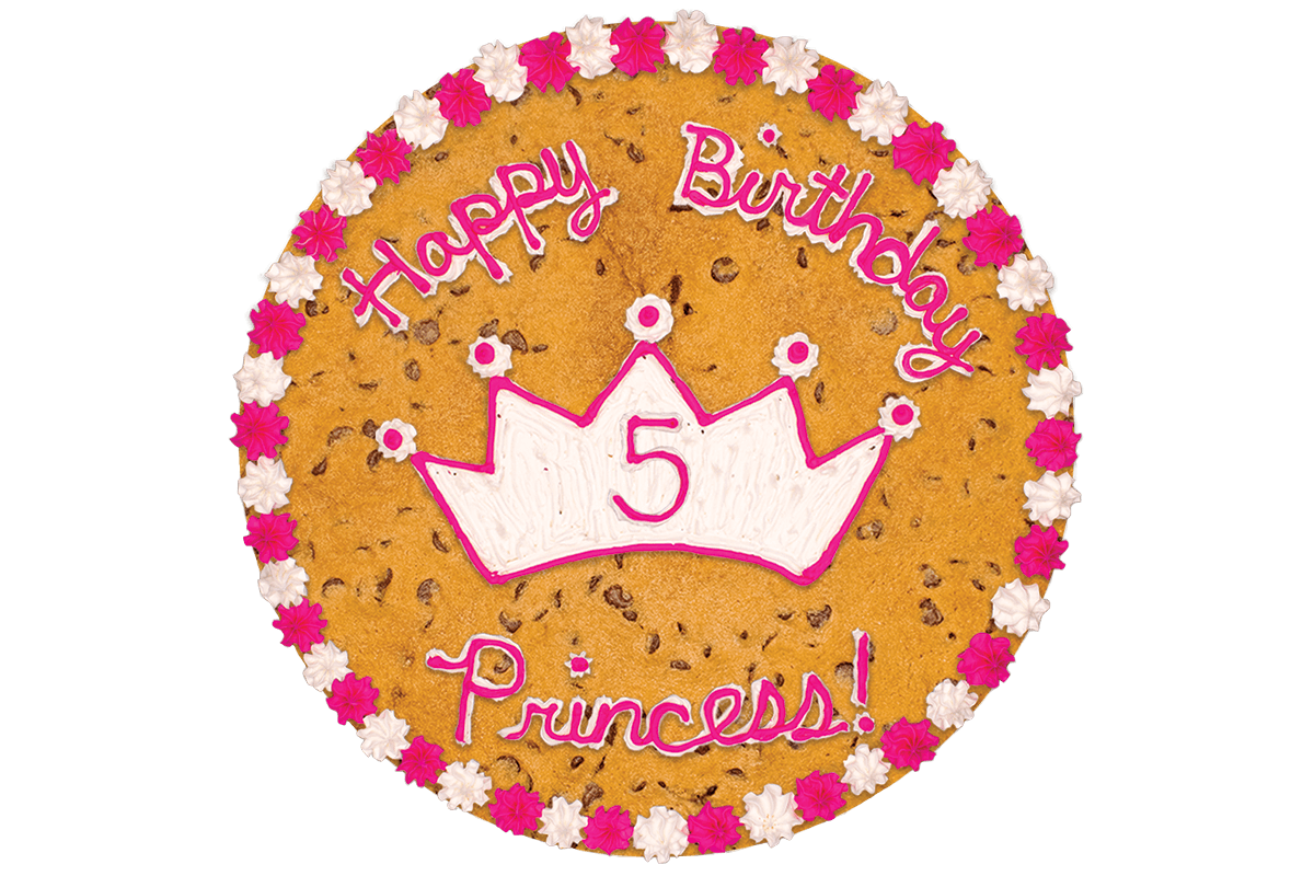 Order #402: Birthday Princess food online from Nestle Toll House store, Friendswood on bringmethat.com