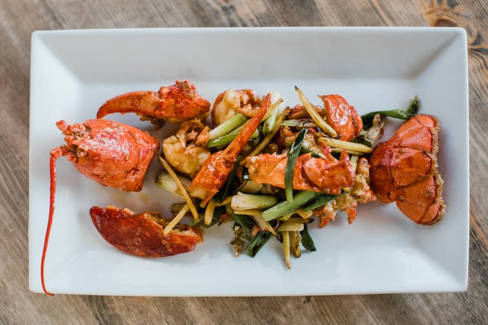 Order Ginger Scallion Lobster food online from Dim Sum House U City store, Philadelphia on bringmethat.com