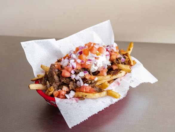 Order Lamb/Beef Gyro FRY food online from The Gyro Spot store, Manchester on bringmethat.com