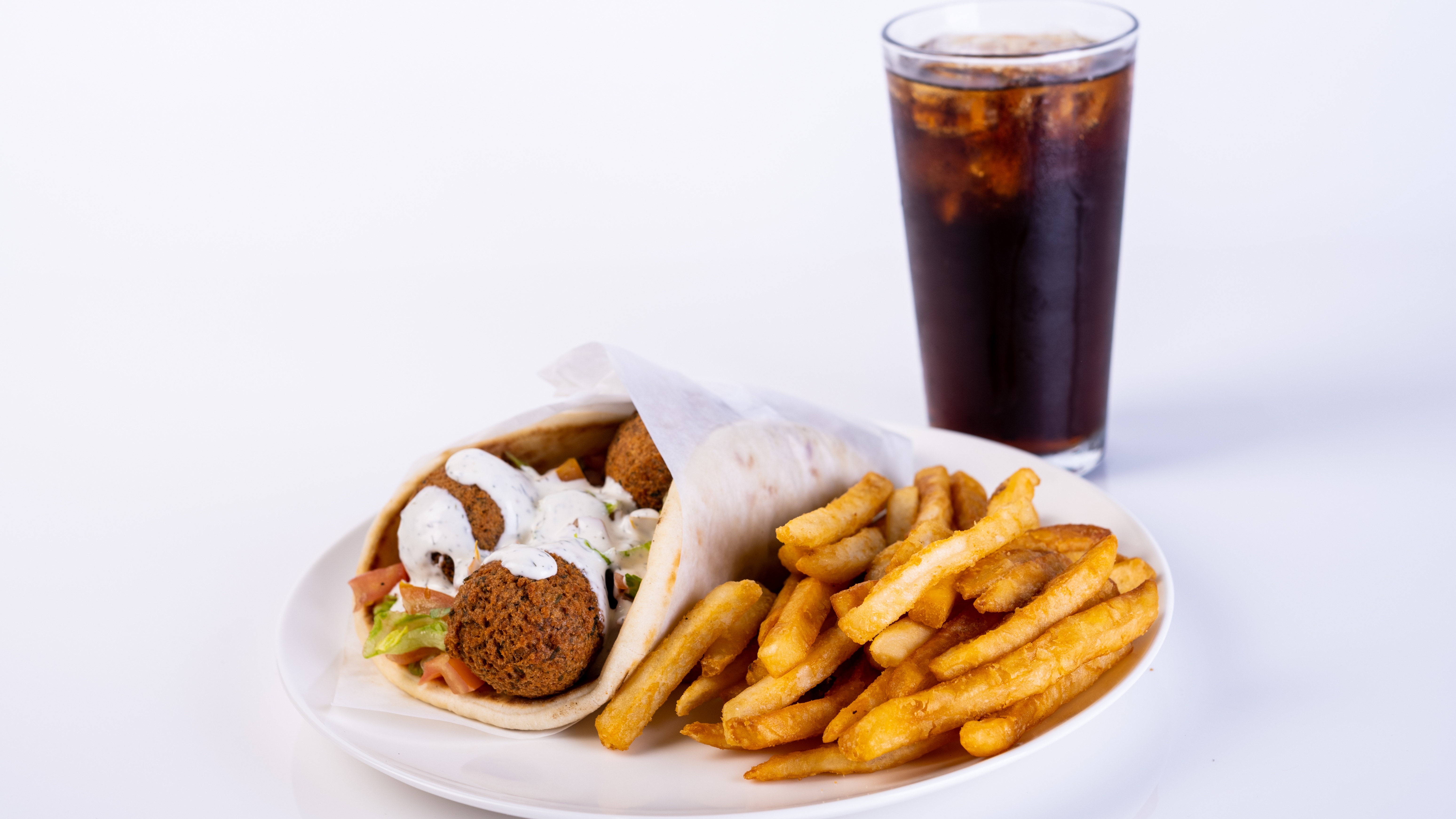 Order Falafel Gyro Combo food online from New York Chicken & Gyro store, Canoga Park on bringmethat.com