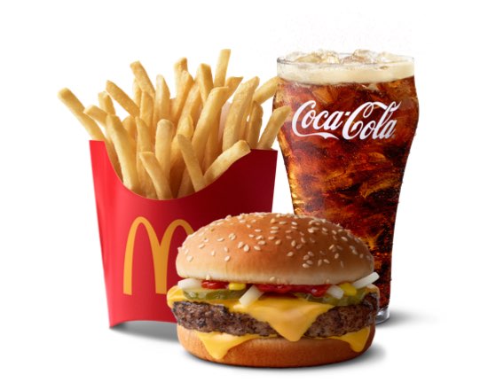 Order Quarter Pounder with Cheese Meal food online from Mcdonald store, De Pere on bringmethat.com
