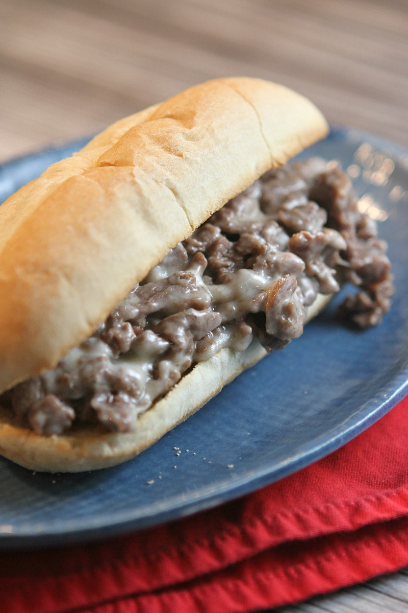 Order Steak and Cheese Sub food online from Capos Pizza store, San Antonio on bringmethat.com
