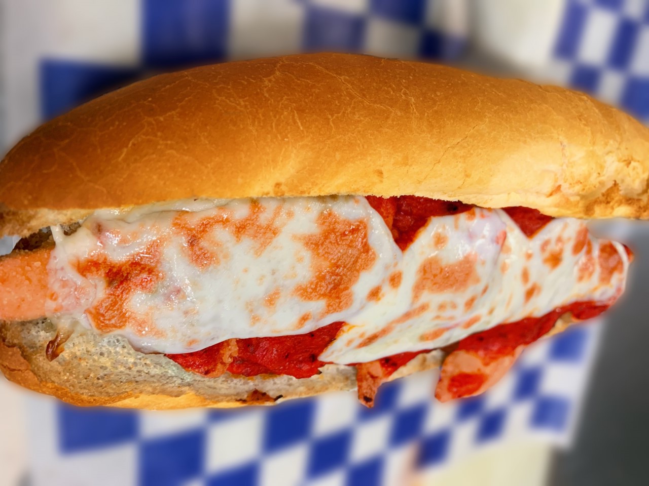 Order Chicken Parmesan Sub food online from Village Pizza & Seafood store, Santa Fe on bringmethat.com