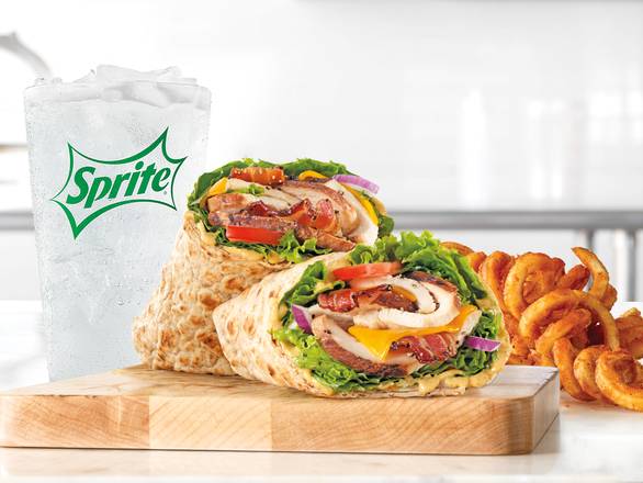 Order Chicken Club Wrap food online from Market Fresh store, ANDERSON on bringmethat.com