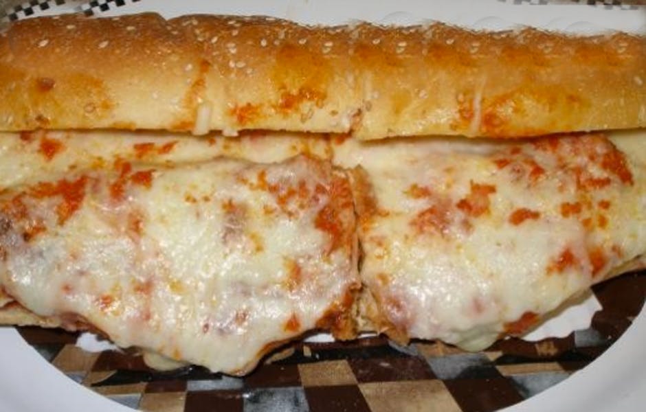 Order Veal Parm Hero - Hero food online from Brother Bruno Pizza store, Washingtonville on bringmethat.com