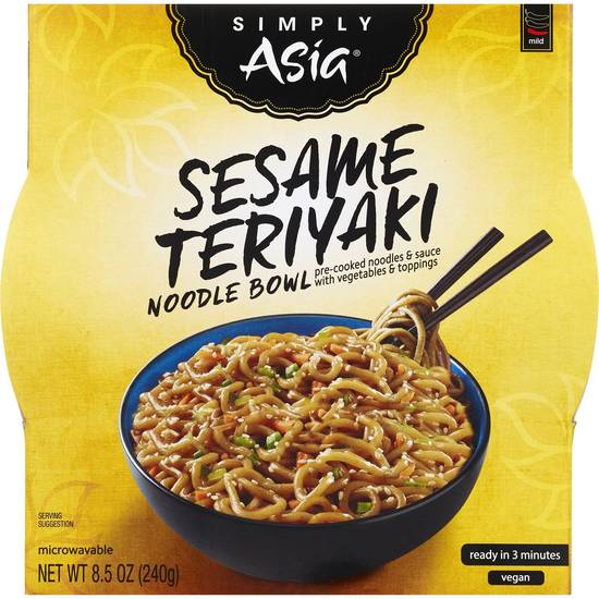 Order Simply Asia Sesame Teriyaki Noodle Bowl food online from Cvs store, LOS ANGELES on bringmethat.com