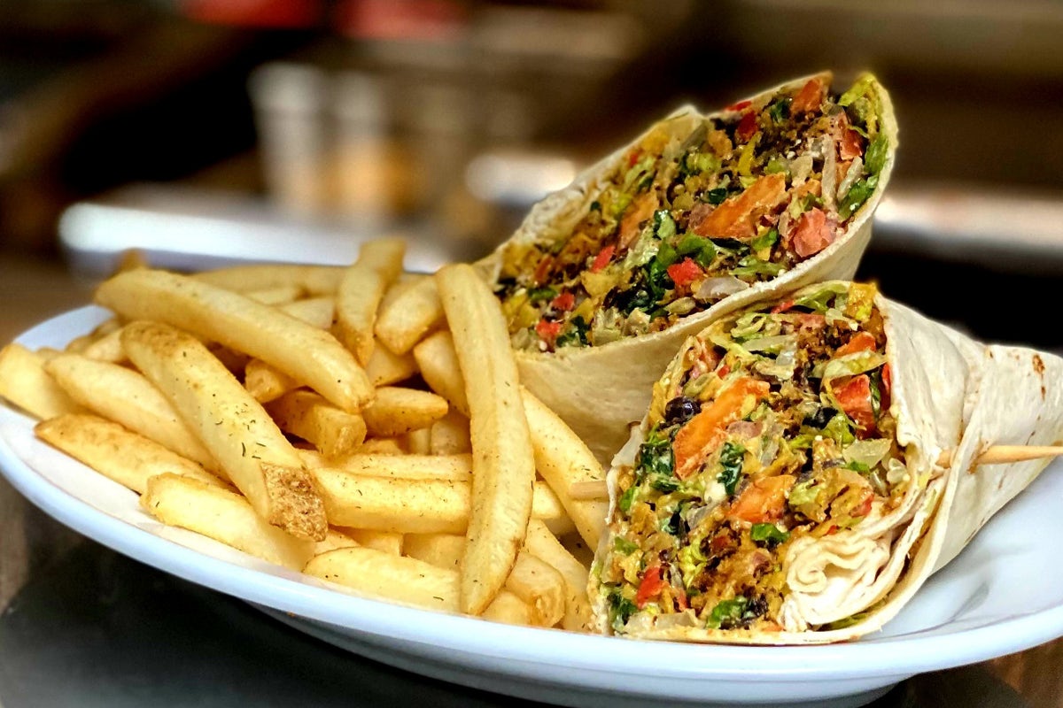 Order SOUTHWEST TORTILLA WRAP food online from 54th Street Grill & Bar store, Glen Carbon on bringmethat.com