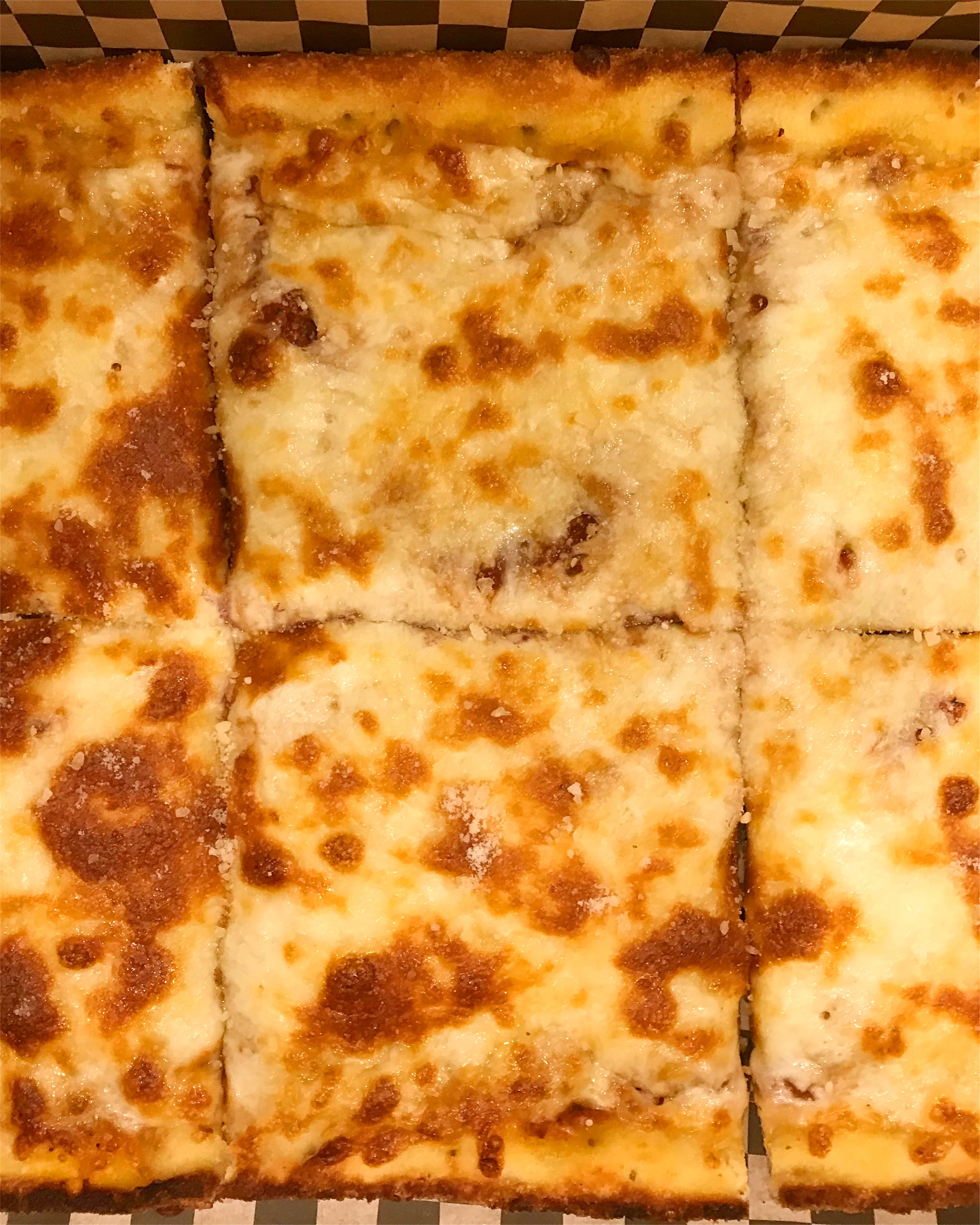 Order Cheese Master Pizza - 9" x 13" Square food online from Hesher Pizza store, Oakland on bringmethat.com