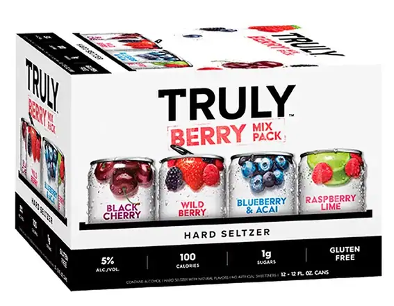 Order Truly Berry Mix Pack, 12 pk/12 oz. (5% ABV)  food online from Central Liquor Market store, Los Angeles on bringmethat.com