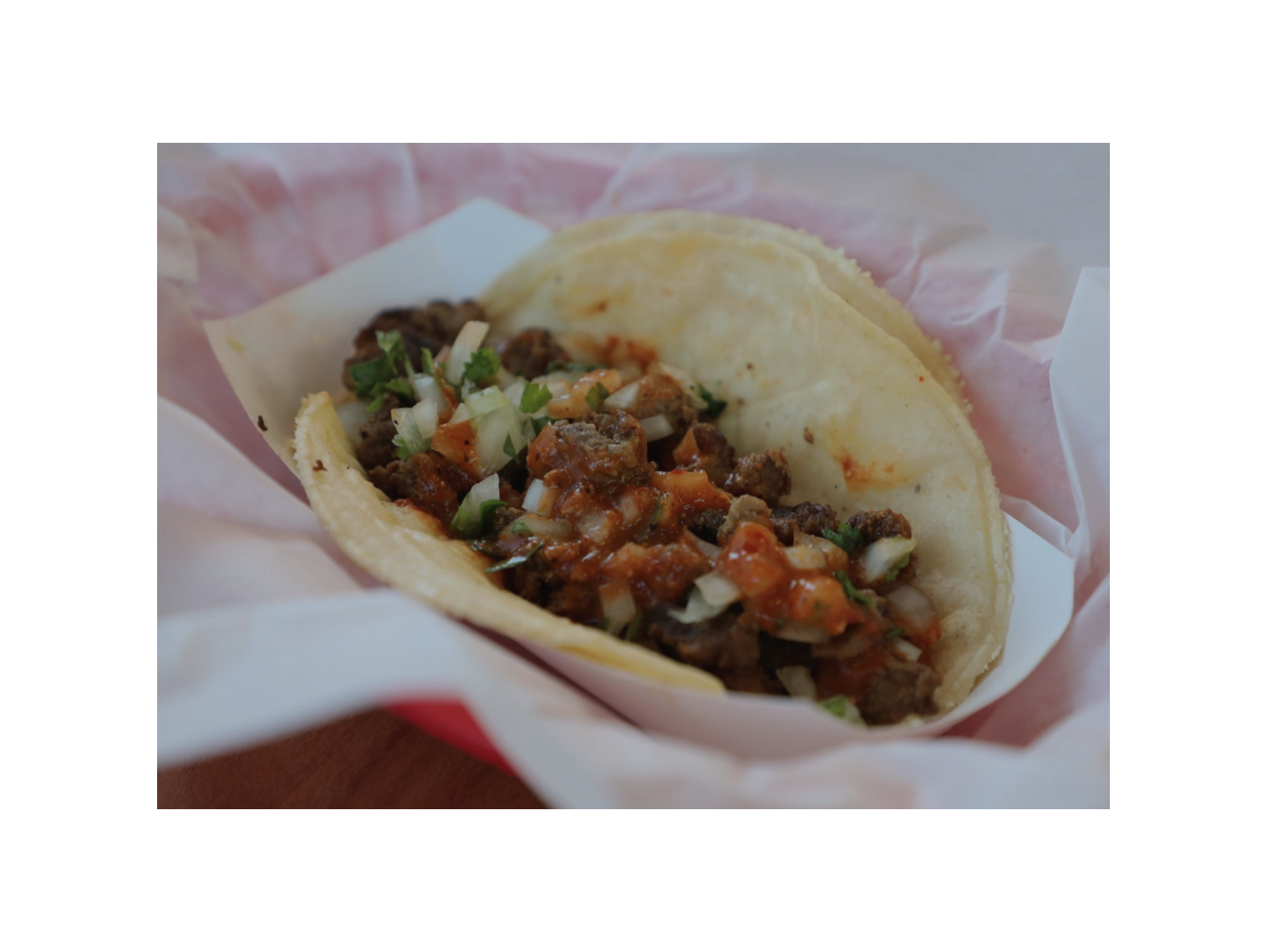 Order Carne Asada Taco food online from Norm Famous Burgers store, Whittier on bringmethat.com