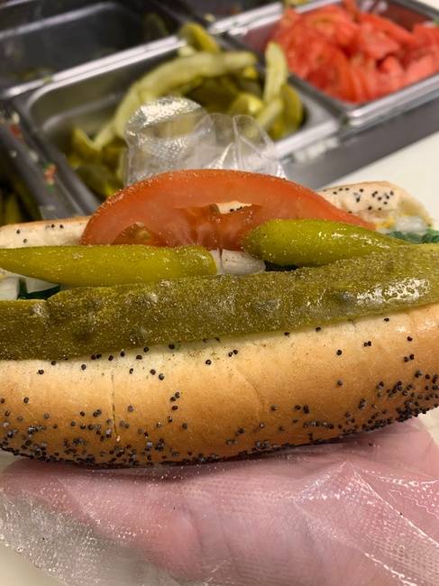 Order Single Hot Dog w/ Fries & drink food online from Doctor dogs store, Roselle on bringmethat.com