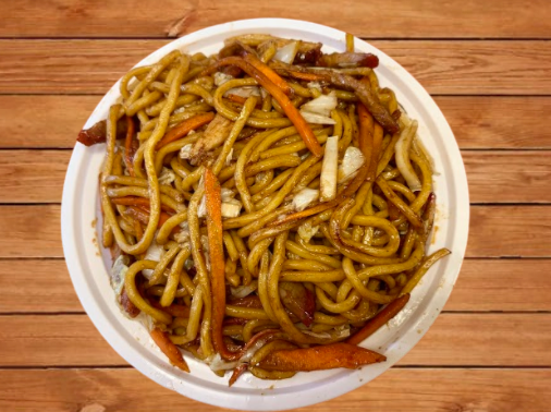 Order 30. Roast Pork Lo Mein food online from Ming's Chinese Restaurant store, Middletown on bringmethat.com