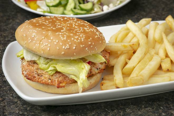 Order Salmon Burger food online from Arda Cafe store, Los Angeles on bringmethat.com