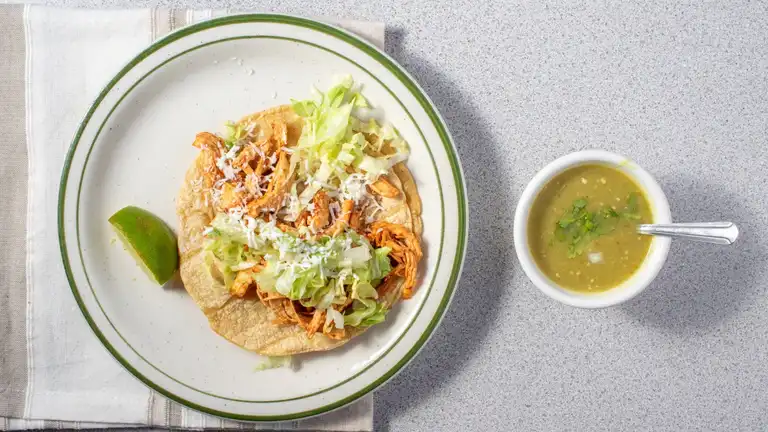 Order Chicken Taco food online from Luna Mexican Rotiserrie store, Louisville on bringmethat.com