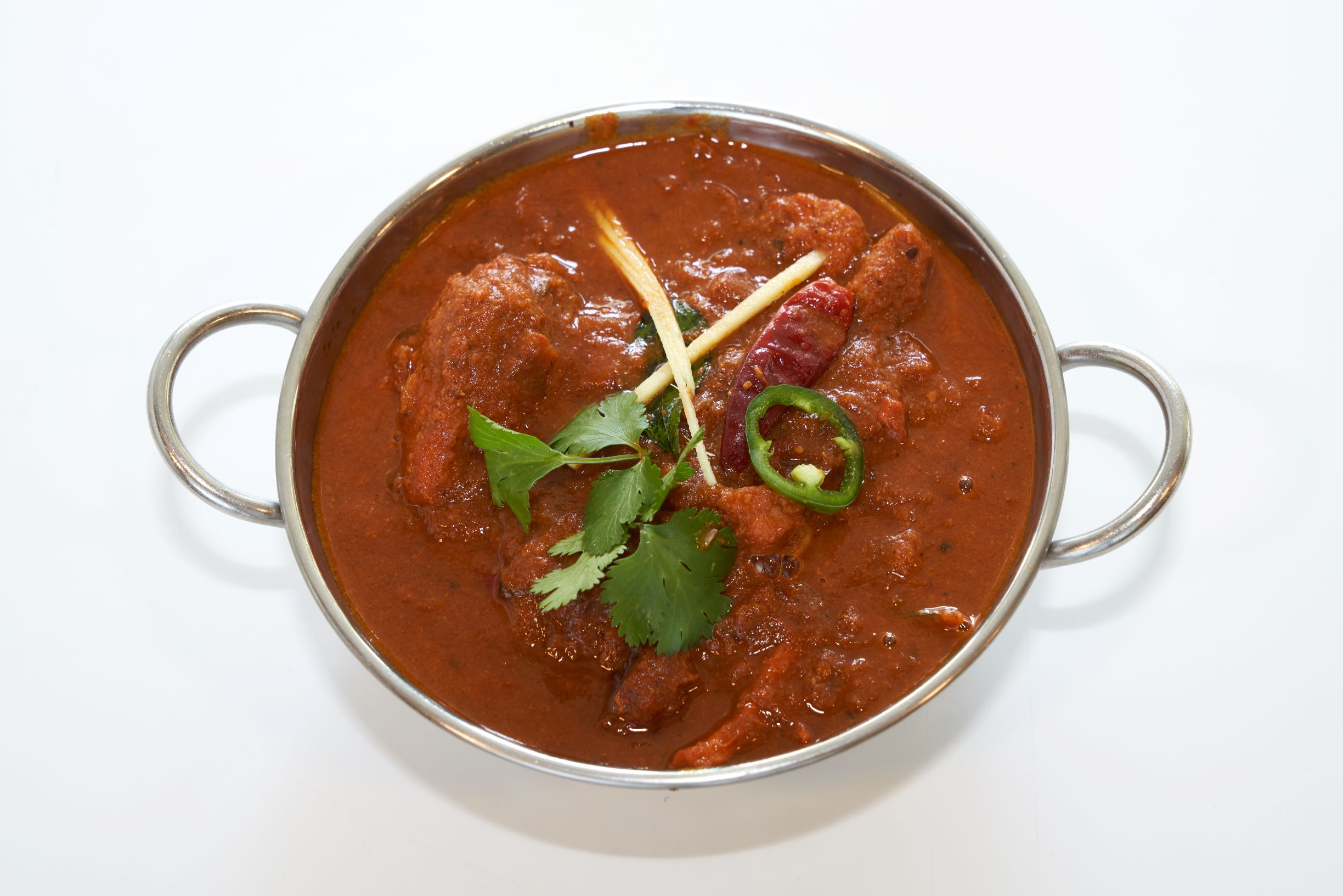 Order Andhra Chicken Curry food online from Annapurna Grill store, Pasadena on bringmethat.com