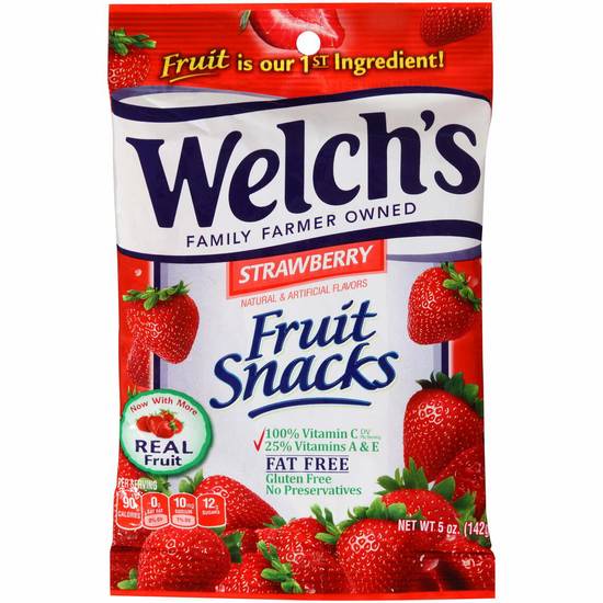 Order Welch's Fruit Snacks - Strawberry food online from IV Deli Mart store, Goleta on bringmethat.com