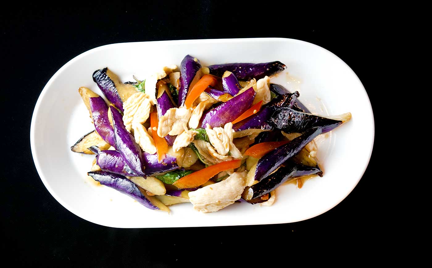 Order 59. Sauteed Eggplant food online from Thai Chef 2 store, San Francisco on bringmethat.com