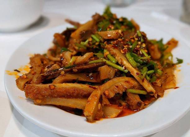 Order Ox Tongue Tripe w. Chili Sauce 夫妻肺片 ️️ food online from New Sichuan store, Winston-Salem on bringmethat.com