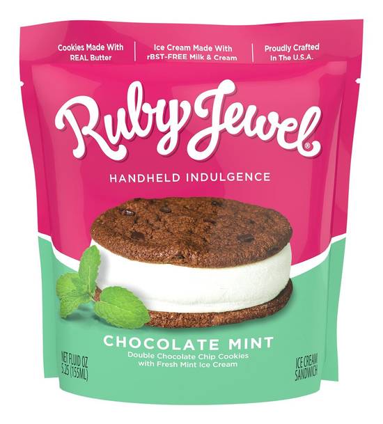 Order Ruby Jewel Ice Cream Sandwich Chocolate Mint food online from IV Deli Mart store, Goleta on bringmethat.com