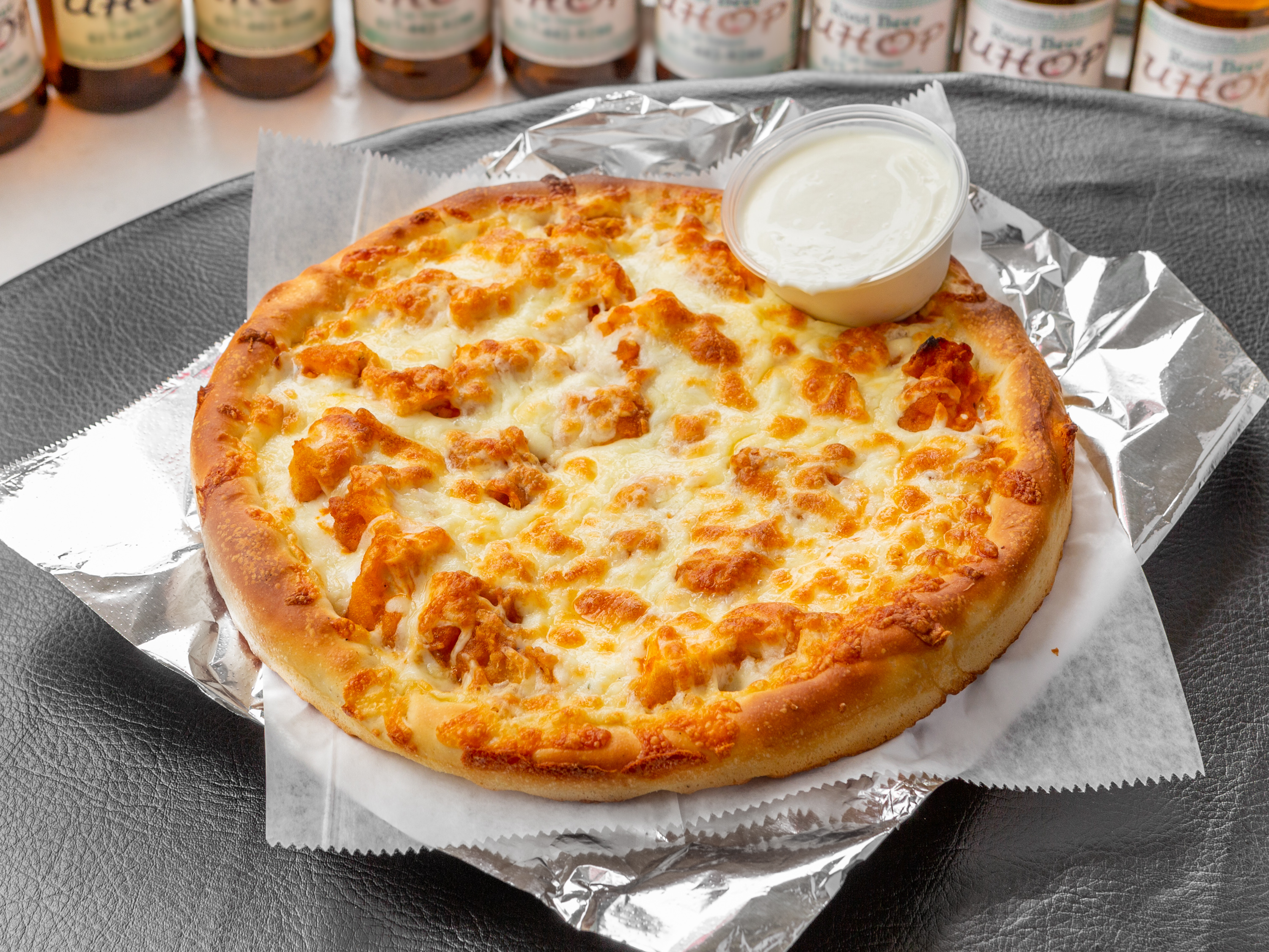 Order Buffalo Chicken Pizza food online from University House of Pizza store, Boston on bringmethat.com