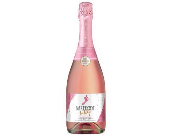 Order Barefoot Bubbly Pink Moscato, 750mL bottle (9.5% ABV) food online from Central Liquor Market store, Los Angeles on bringmethat.com
