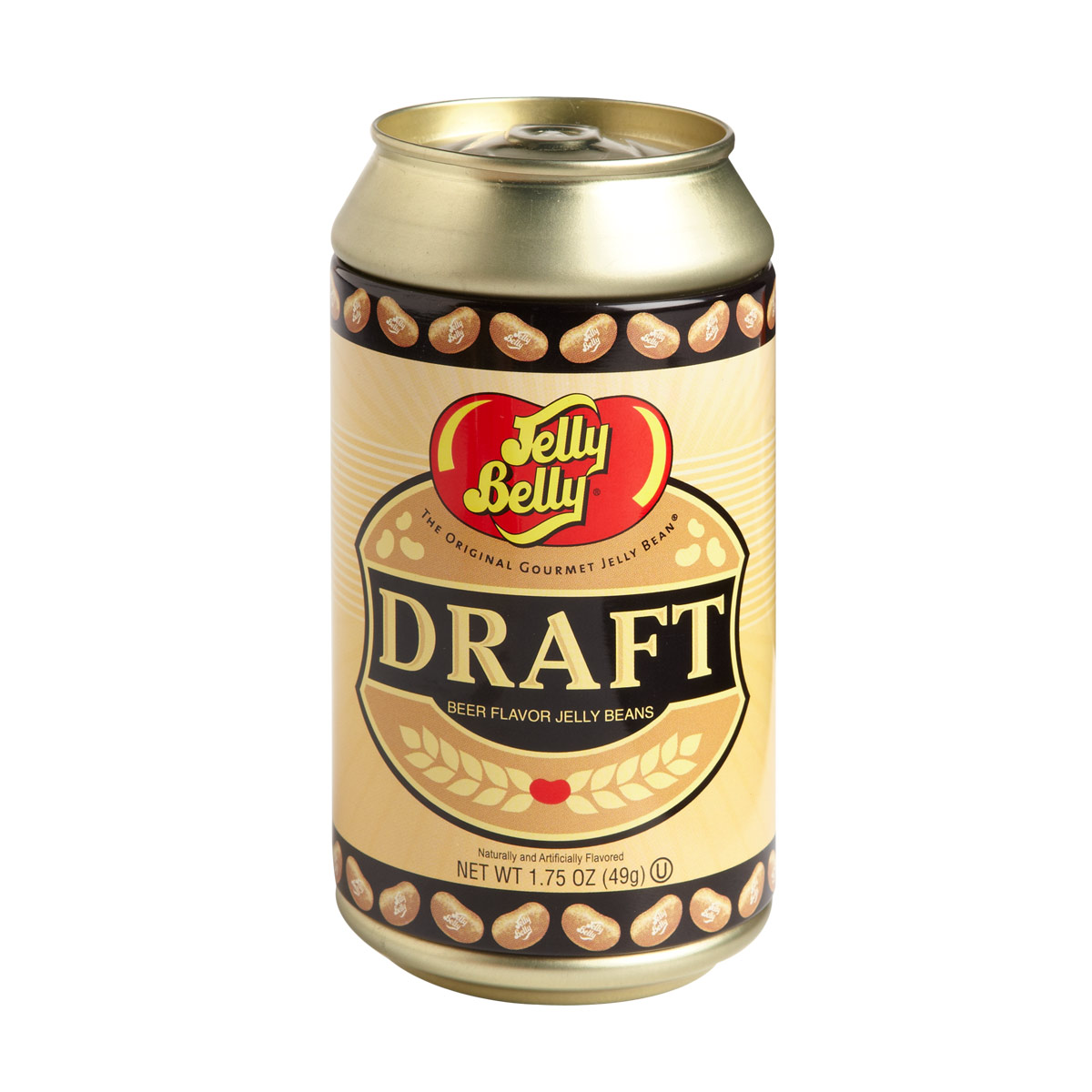 Order Jelly Belly Metal Draft Beer Can filled with Draft Beer Flavored Jelly Beans 1.75oz. food online from Chocolate Boutique store, Pittsburgh on bringmethat.com