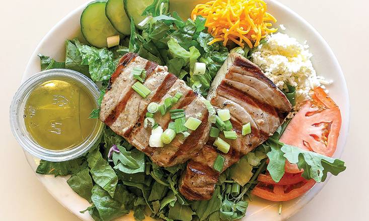 Order Grilled Tuna Salad food online from Aladdin Eatery store, Columbus on bringmethat.com