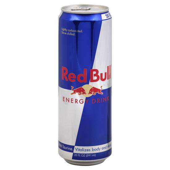 Order Red Bull Energy Drink Can (20 oz) food online from Rite Aid store, Ojai on bringmethat.com