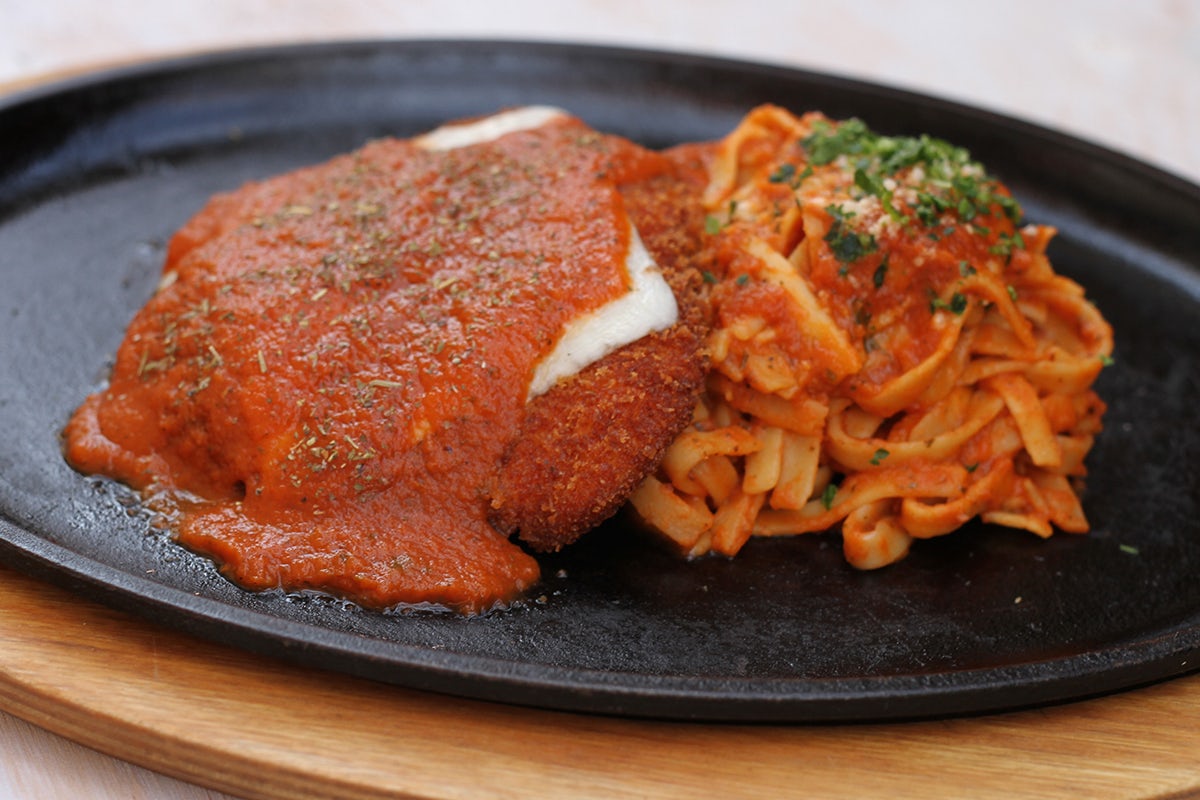 Order Chicken Parmesan (Lunch Portion) food online from Lazy Dog Restaurant & Bar store, Norcross on bringmethat.com