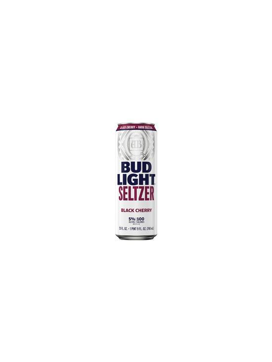 Order Bud Light Seltzer Black Cherry 25 OZ Can  (5.0 % ABV) food online from Chevron Extramile store, Tustin on bringmethat.com