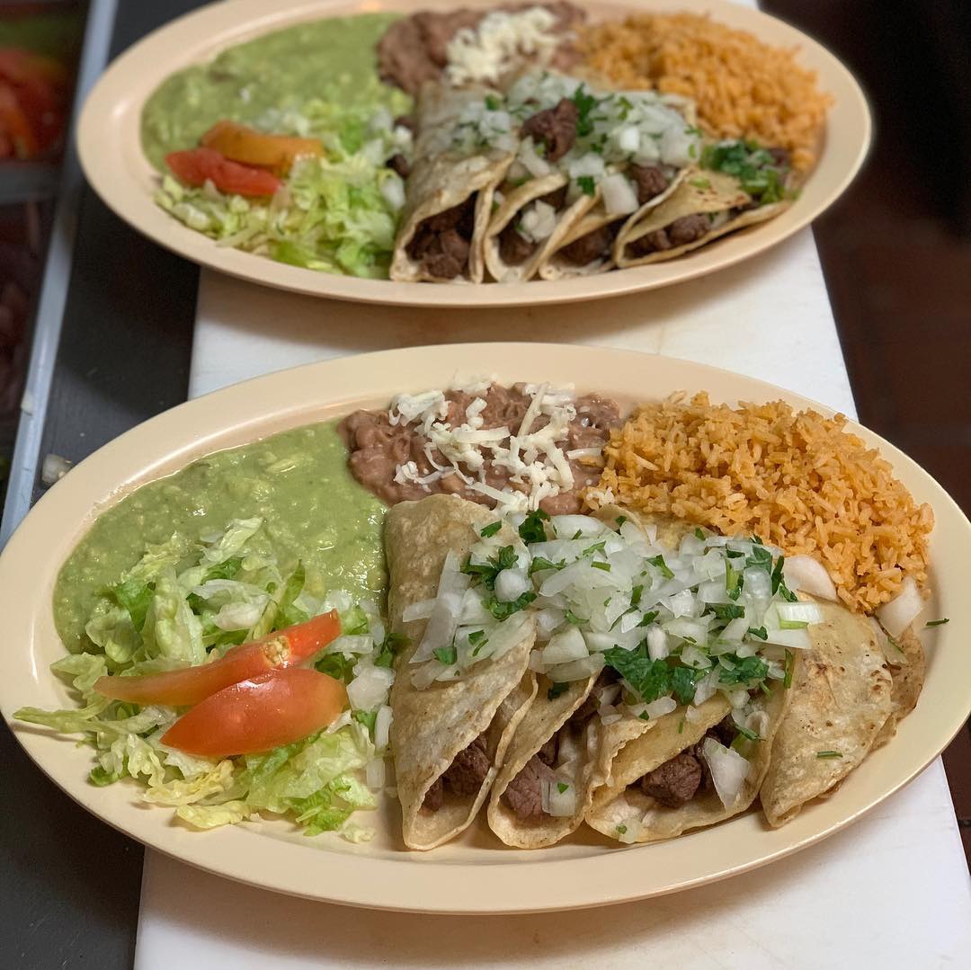 Order Carnitas Tacos food online from Cuauhtemoc Cafe store, El Paso on bringmethat.com