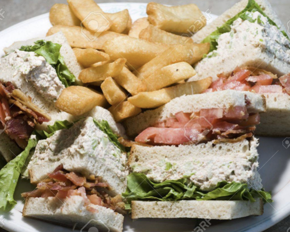 Order Tuna Salad and Boiled Egg Triple Decker Sandwich food online from Taste Cafe & Grill store, Ozone Park on bringmethat.com