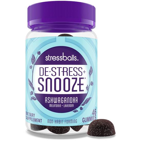 Order Stressballs DeStress & Snooze Supplement Gummies (46 ct) food online from Rite Aid store, Palm Desert on bringmethat.com