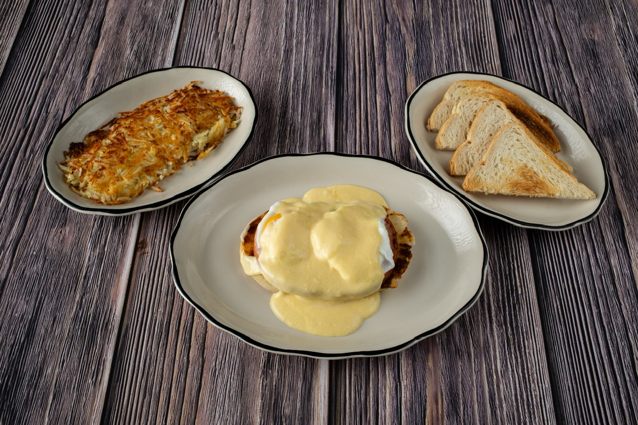 Order Vic's Classic Eggs Benedict food online from House of Pies store, Los Angeles on bringmethat.com