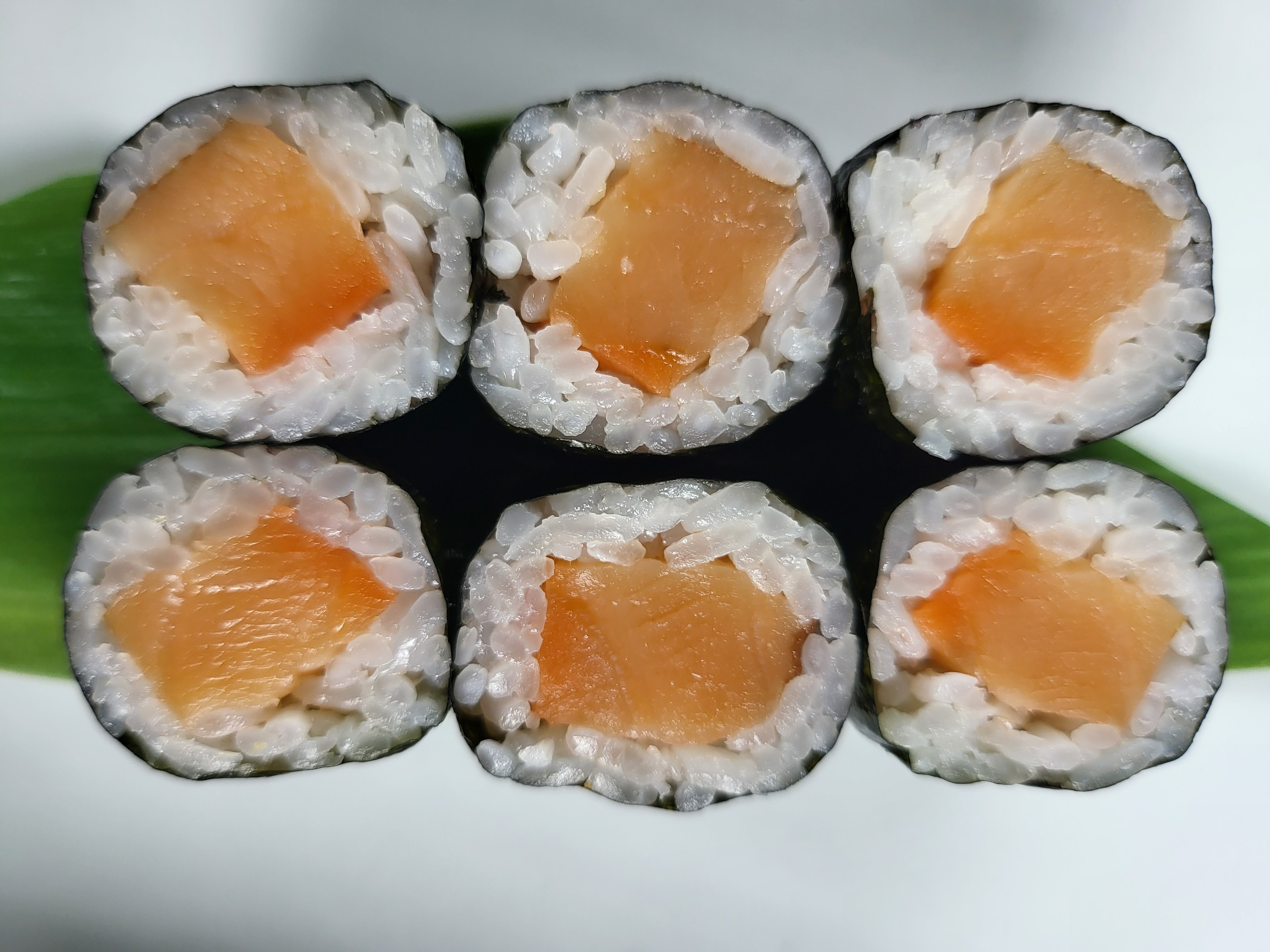 Order Smoked Salmon Roll food online from Kaze Sushi & Hibachi store, Mesquite on bringmethat.com