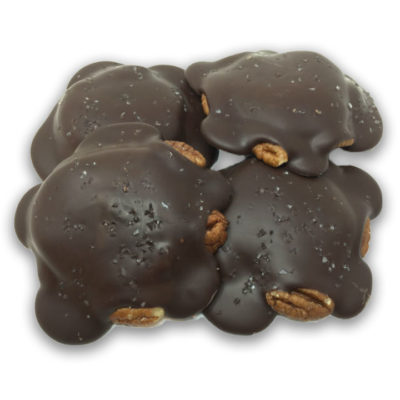 Order Dark Chocolate Sea Salt Pecan Turtles food online from Maumee Valley Chocolate & Candy store, Maumee on bringmethat.com
