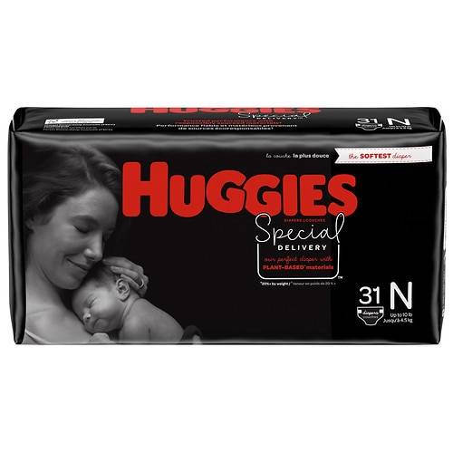 Order Huggies Special Delivery Hypoallergenic Newborn Baby Diapers Size N - 31.0 ea food online from Walgreens store, Buffalo on bringmethat.com