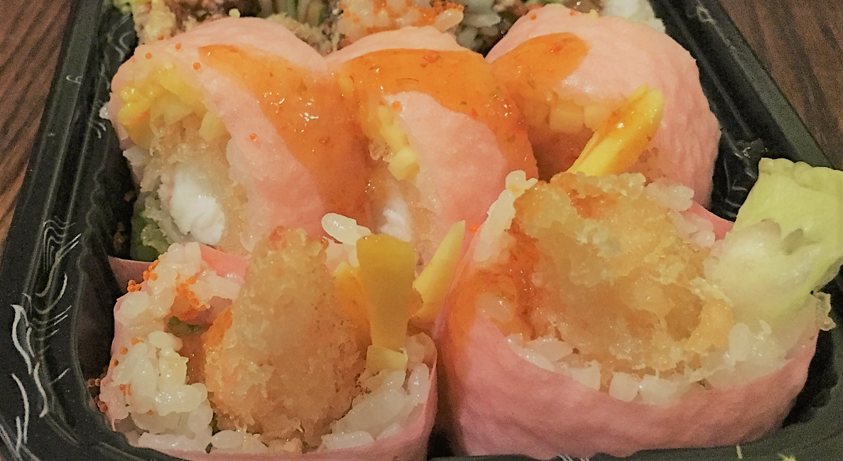 Order Lobster Tempura Roll (cut in 5 pieces) food online from Soho Sushi store, New York on bringmethat.com