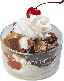 Order PB Cup Sundae food online from Bruster's Real Ice Cream store, Artesia on bringmethat.com
