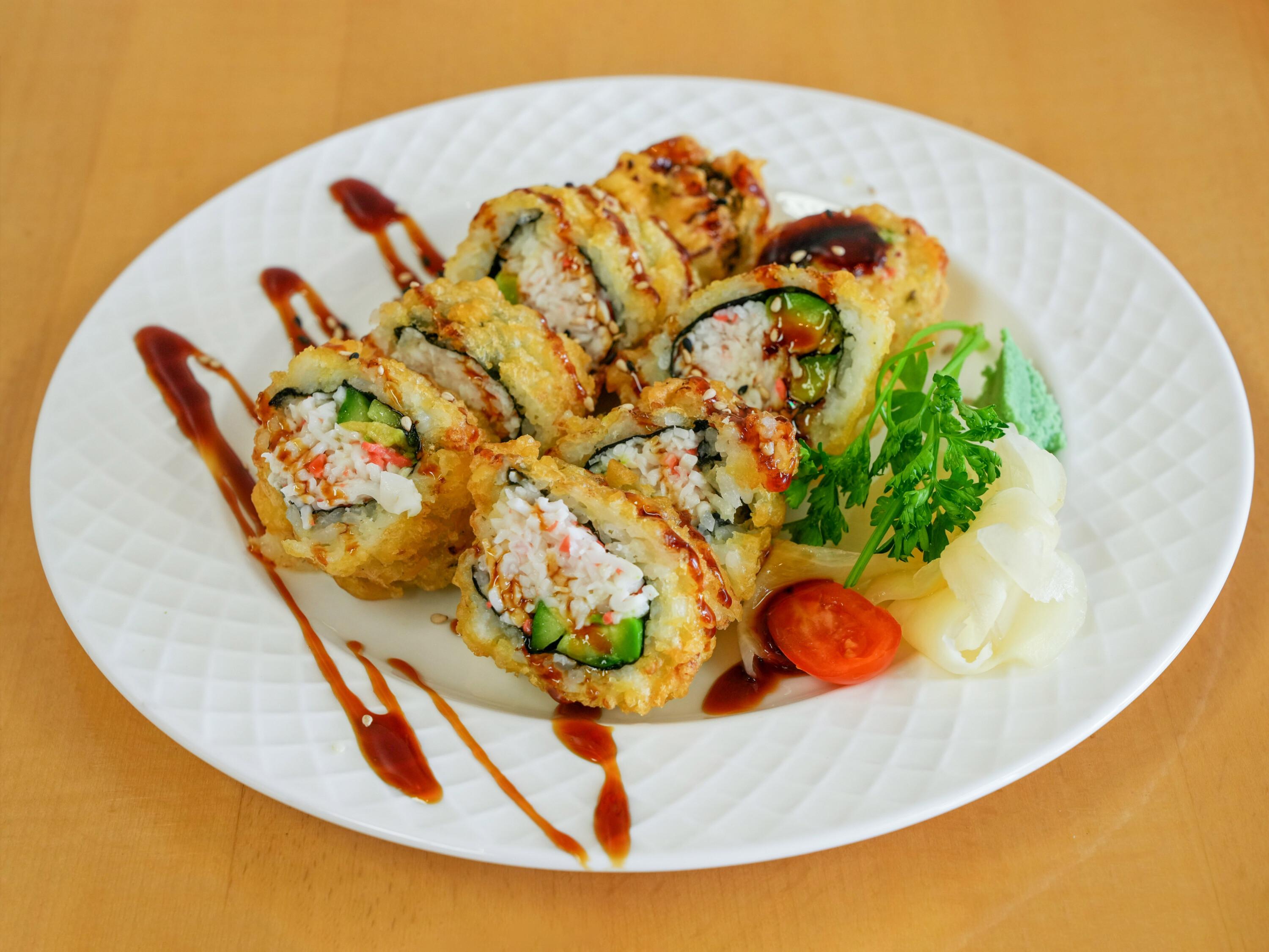 Order Crazy Boy Roll food online from Hayashi store, Mission Viejo on bringmethat.com