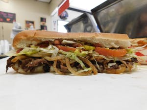 Order Cheese Steak & Onion- Monday food online from Hogie House - E. Speedway store, Tucson on bringmethat.com