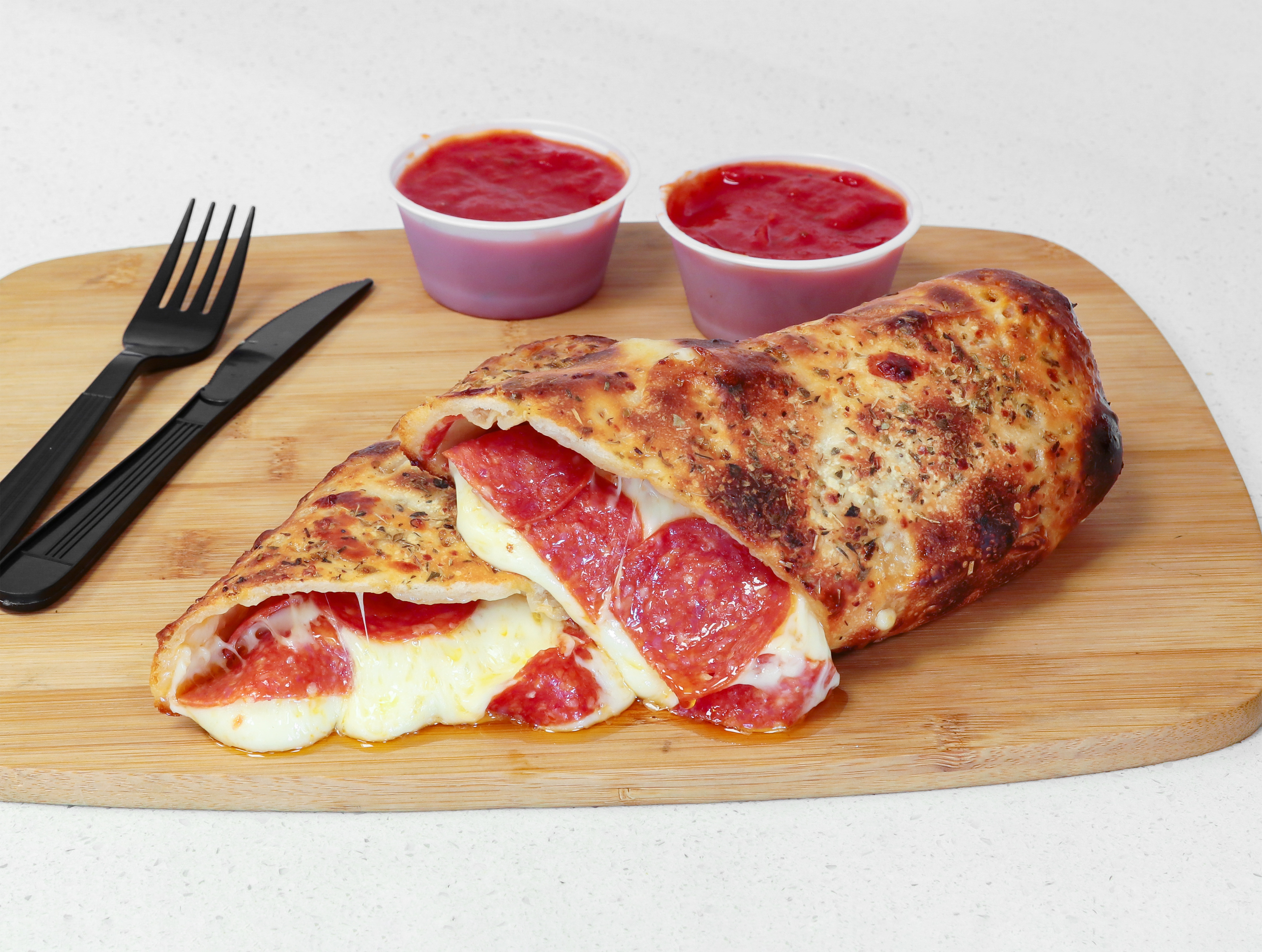Order Pepperoni and Cheese Stromboli food online from Pizza Shack store, Philadelphia on bringmethat.com