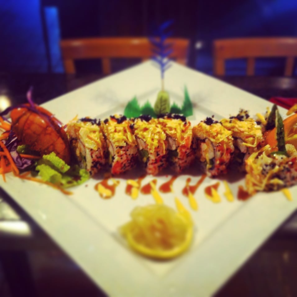 Order 19. Lobster Roll food online from Byram Sushi Teriyaki store, Greenwich on bringmethat.com