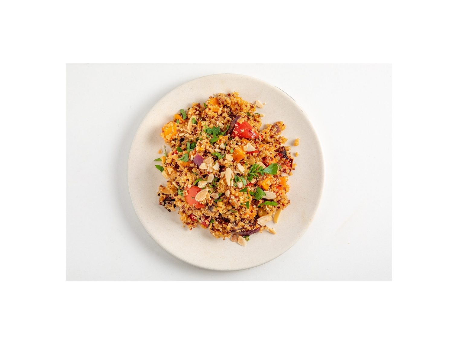 Order Romesco Quinoa w/ Roasted Vegetables food online from Mulberry & Vine store, New York on bringmethat.com