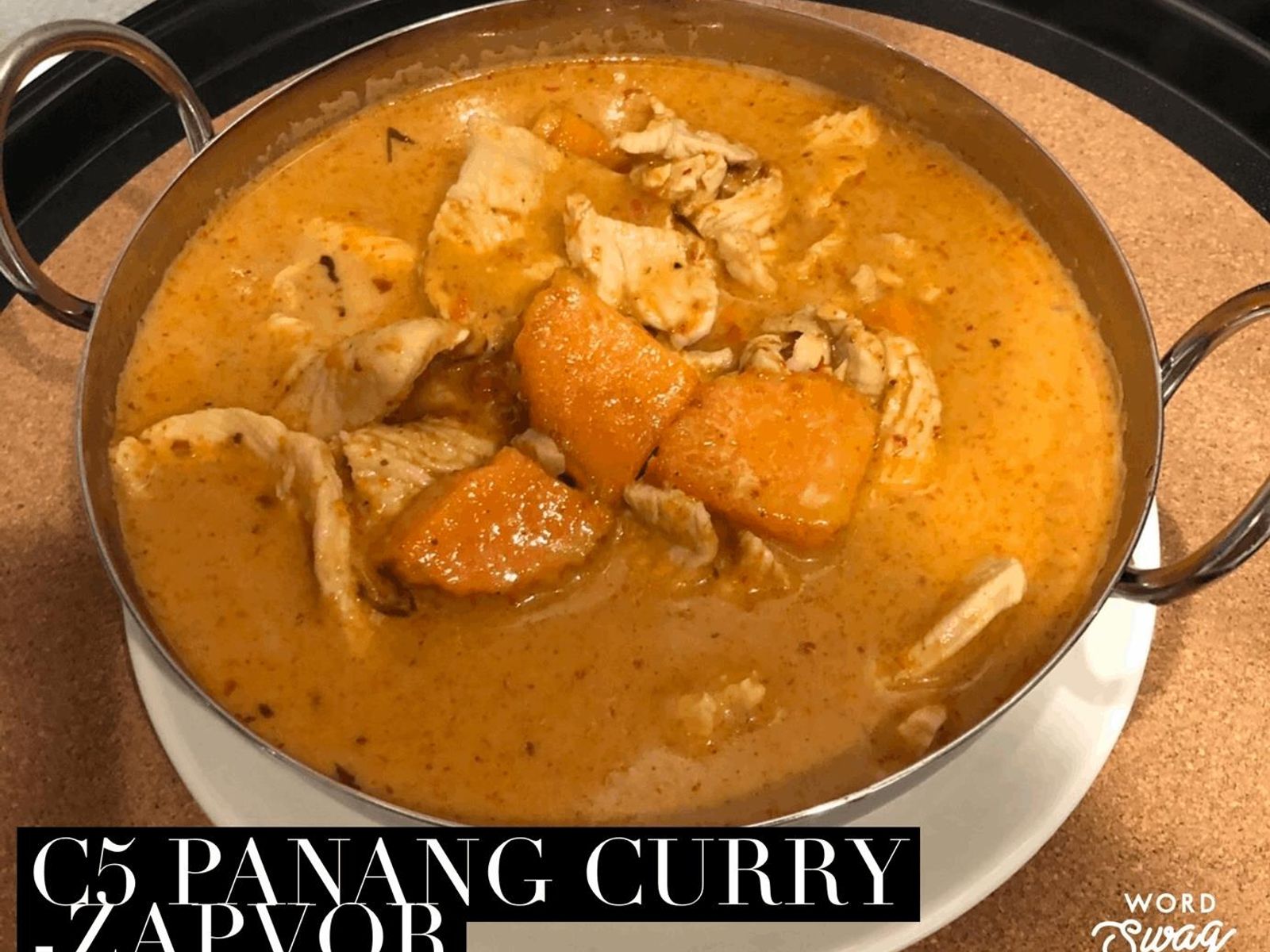 Order C5 Panang Curry food online from Thai Spice Restaurant store, Houston on bringmethat.com
