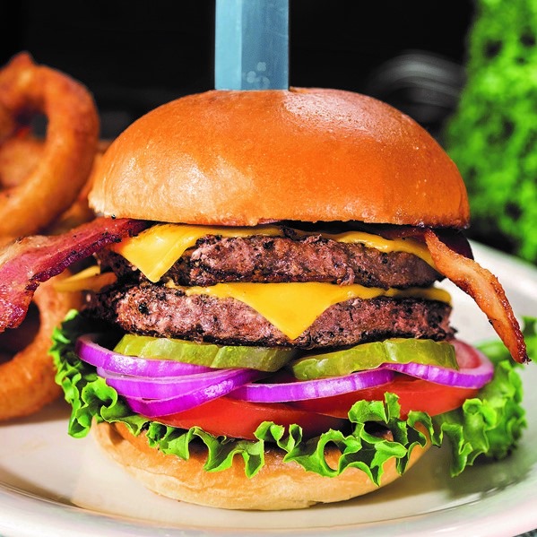 Order Double Bacon Cheeseburger food online from Perko Cafe Grill store, Modesto on bringmethat.com