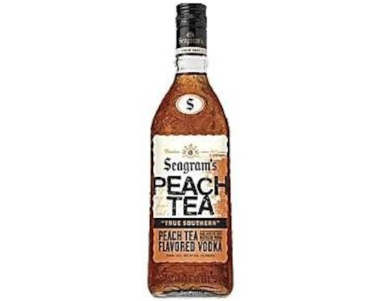 Order Seagram's Peach Tea 750 ML food online from Plaza Liquor store, Jurupa Valley on bringmethat.com