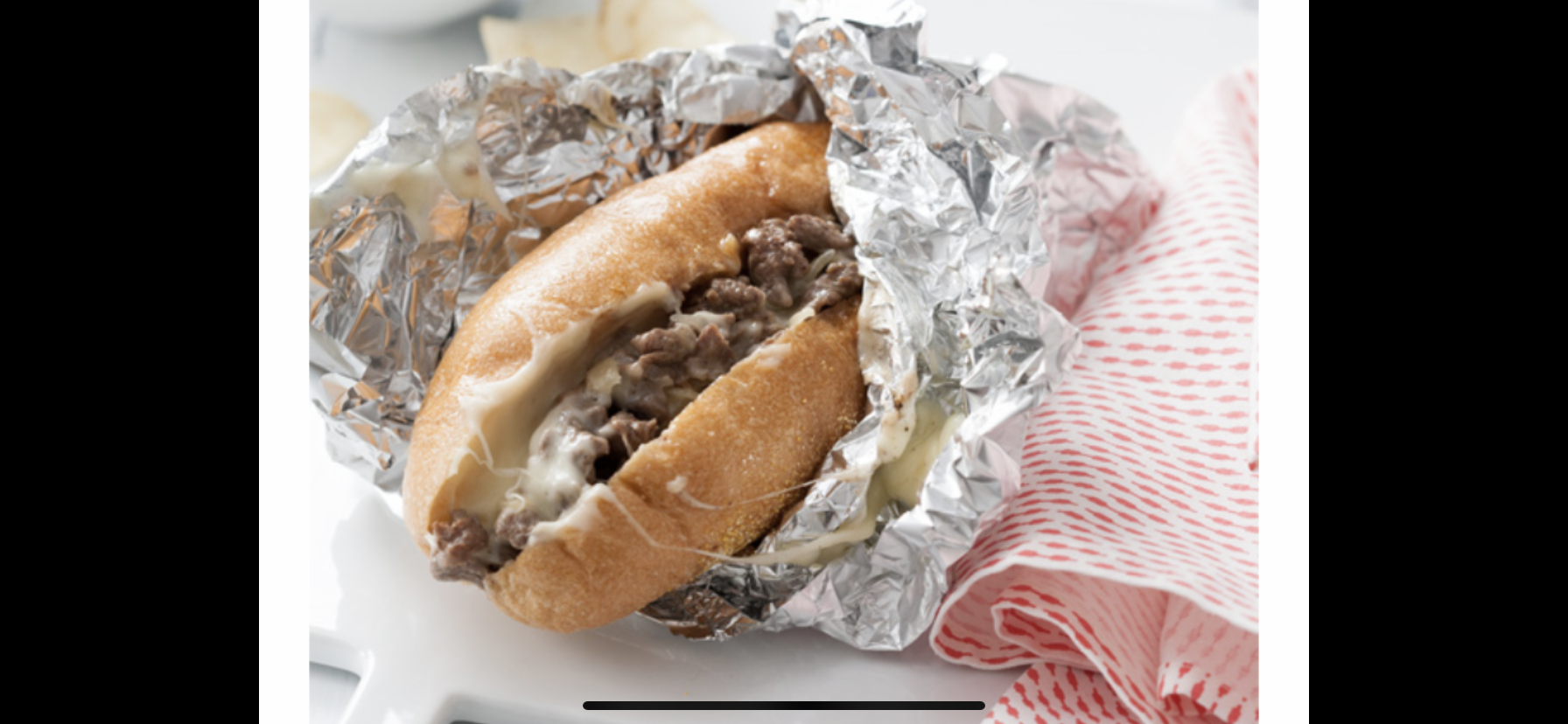 Order Steak and Cheese Sandwich food online from Crazy Dough store, Brighton on bringmethat.com