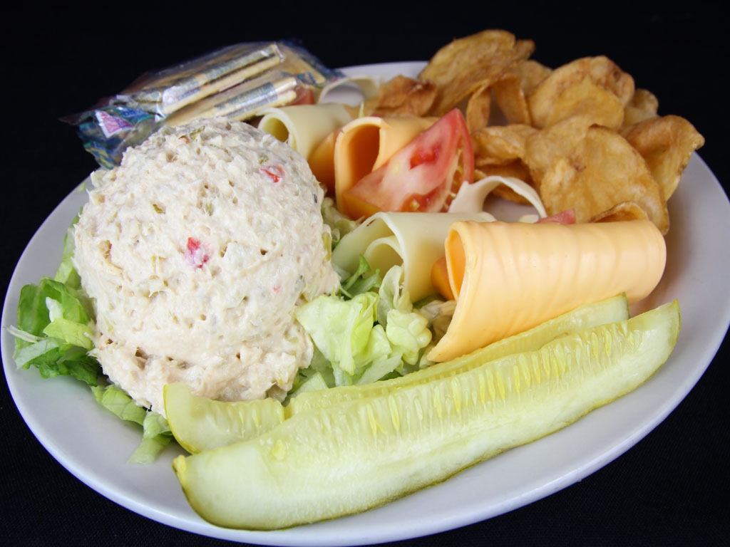 Order Chicken Salad Plate food online from The Thurman Cafe store, Columbus on bringmethat.com