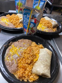 Order 1. Kid's Crispy Taco Plate food online from Jalapeños Don Jefe store, Orange on bringmethat.com